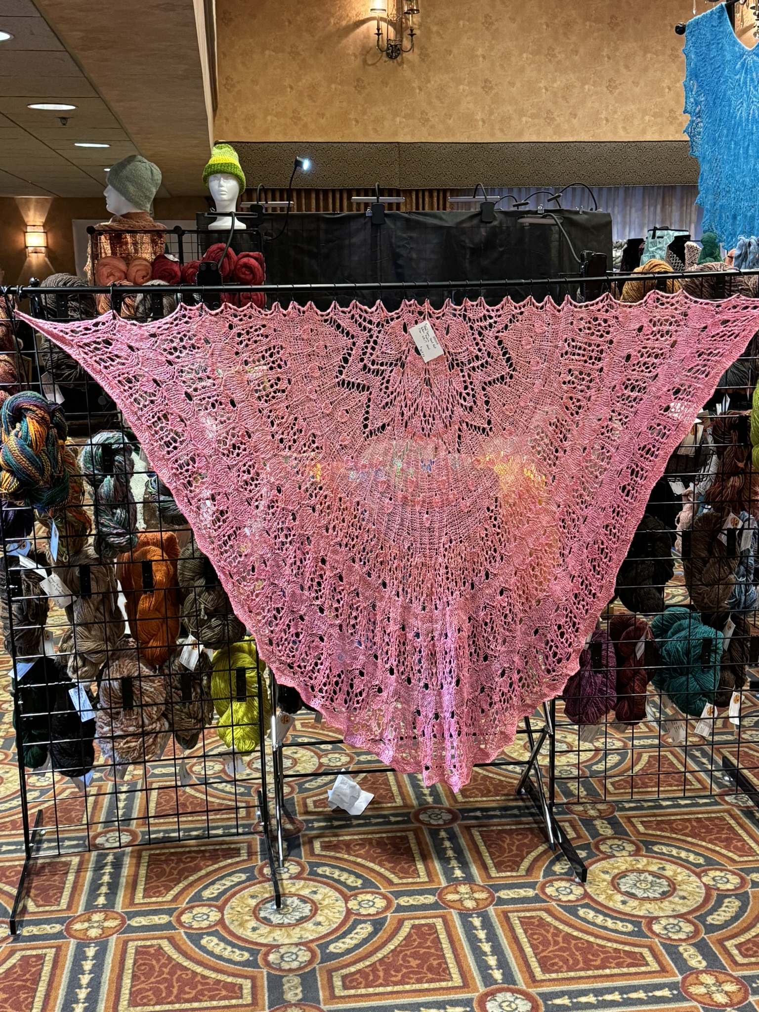 The Spinning Guy Booth at Yarn Over 2024