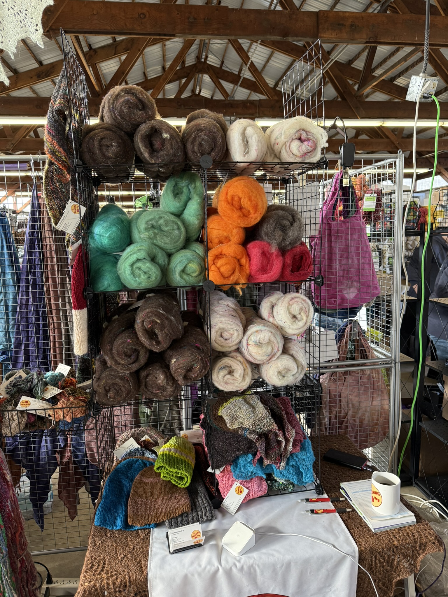 The Spinning Buy Booth at Shepherd's Harvest 2026