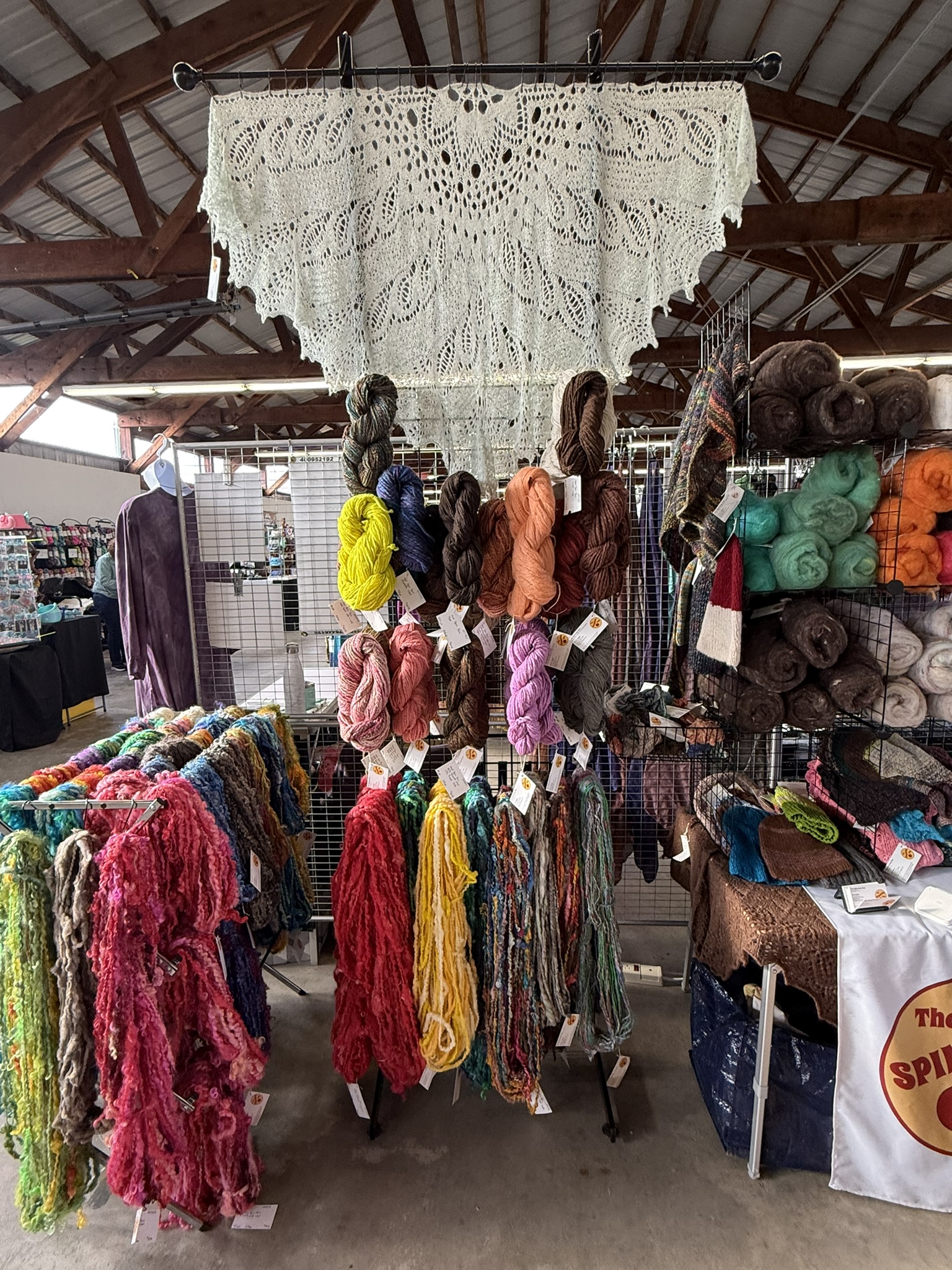 The Spinning Buy Booth at Shepherd's Harvest 2026