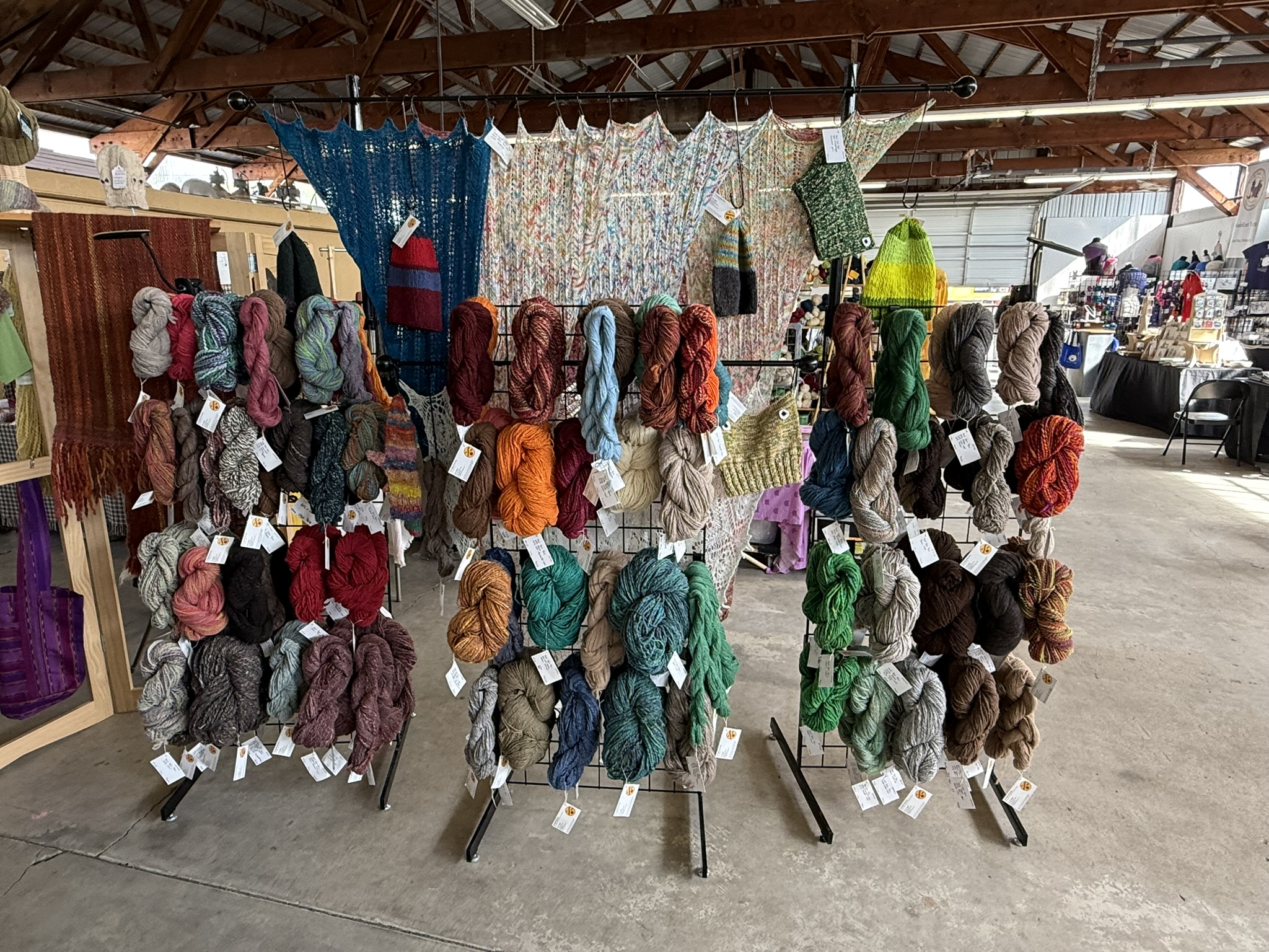 The Spinning Buy Booth at Shepherd's Harvest 2026