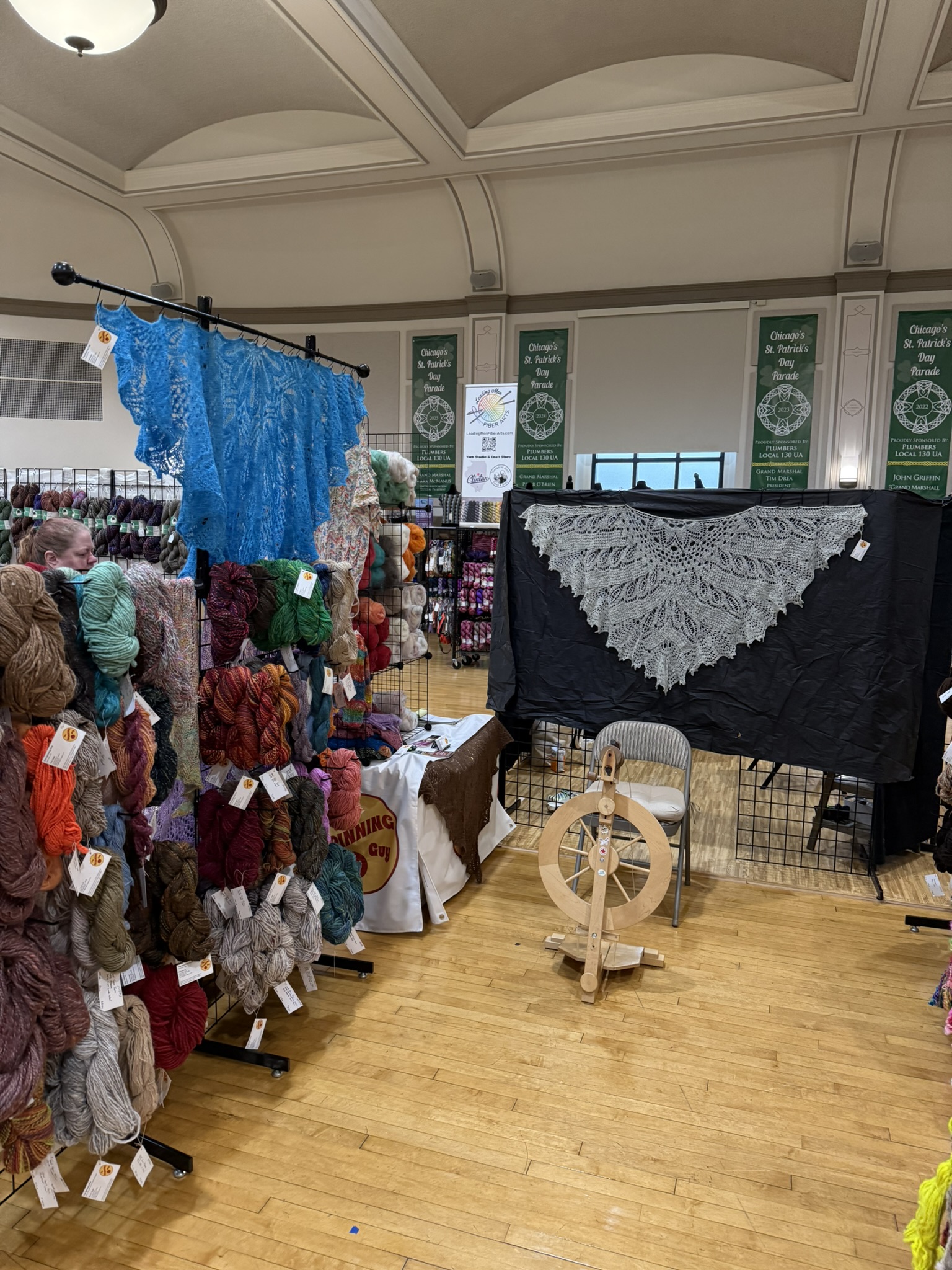 The Spinning Guy Booth Yarn Con 2026